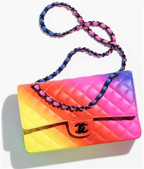 chanel rainbow purse|chanel rainbow bag dupe.